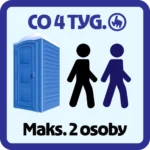 CO 4 TYG. Maks. 2 osoby